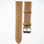 brown leather strap