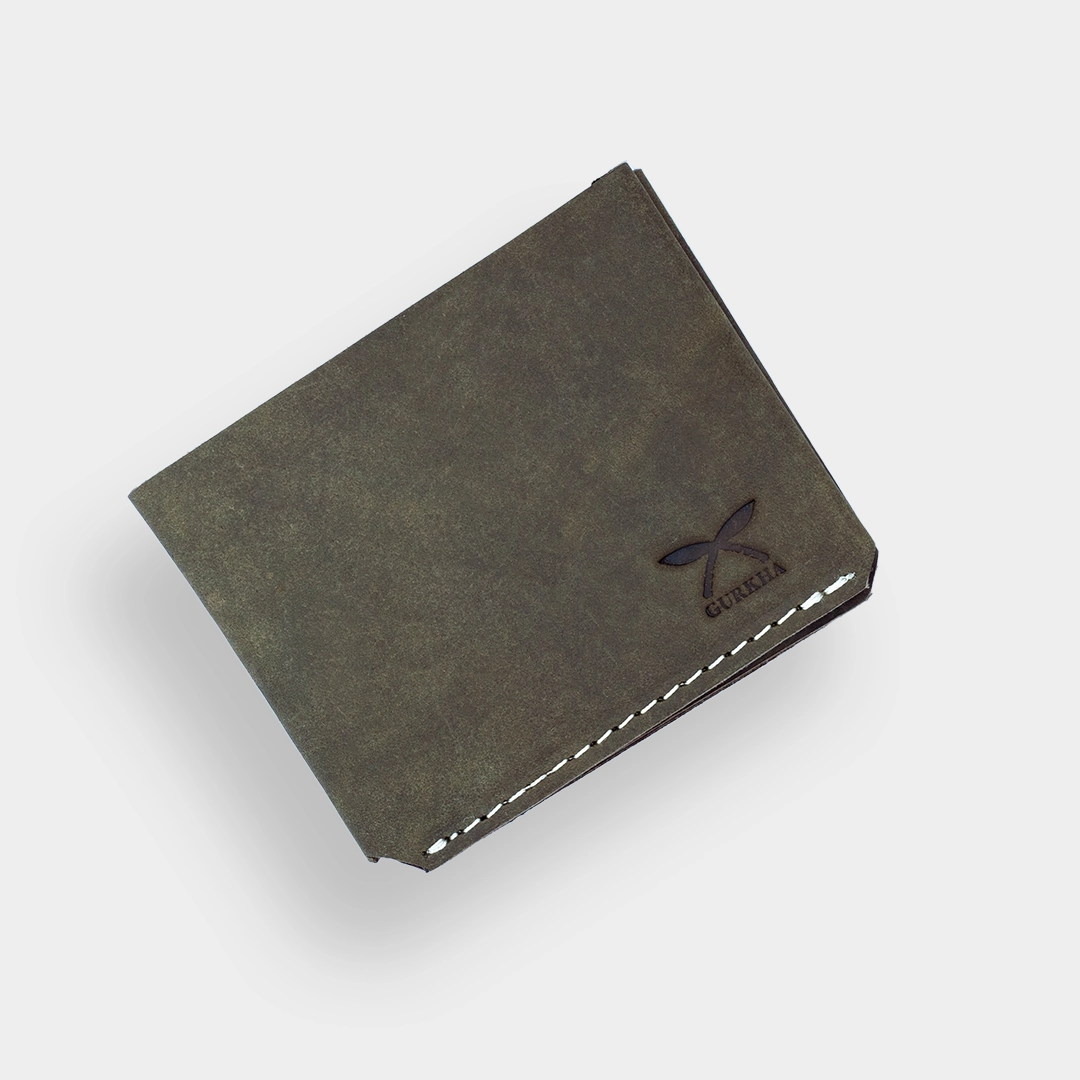25 Gurkha Green Fold wallet - Image 1