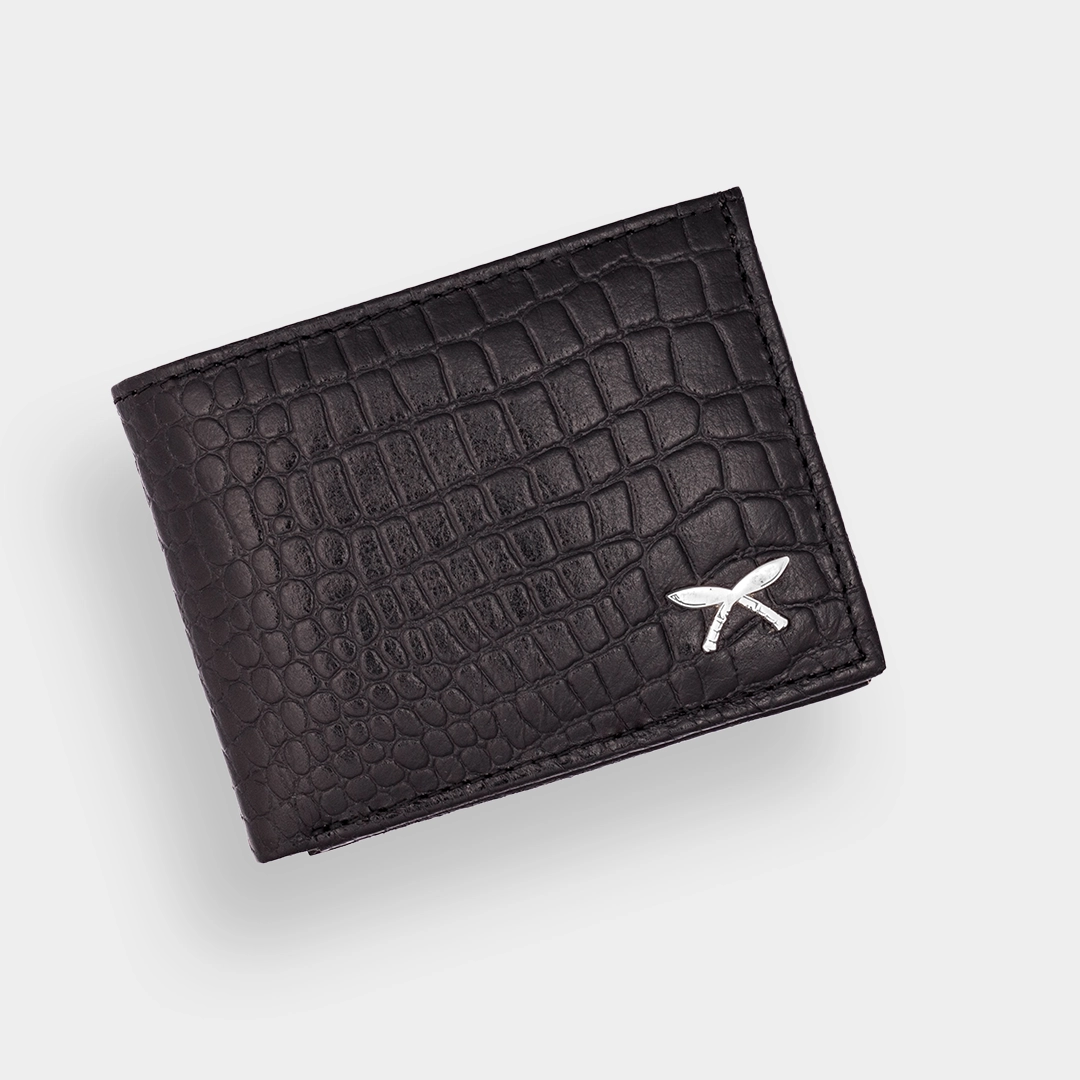7 BLACK CROC GENTS WALLET - Image 1